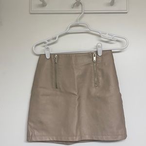 Forever 21 faux leather skirt